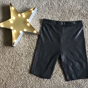 Shiny Biker Shorts with FREE BRACELET ⭐️